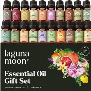 NIB Lagunamoon 20 piece Essential Oil Gift Set